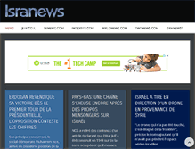 Tablet Screenshot of isranews.com